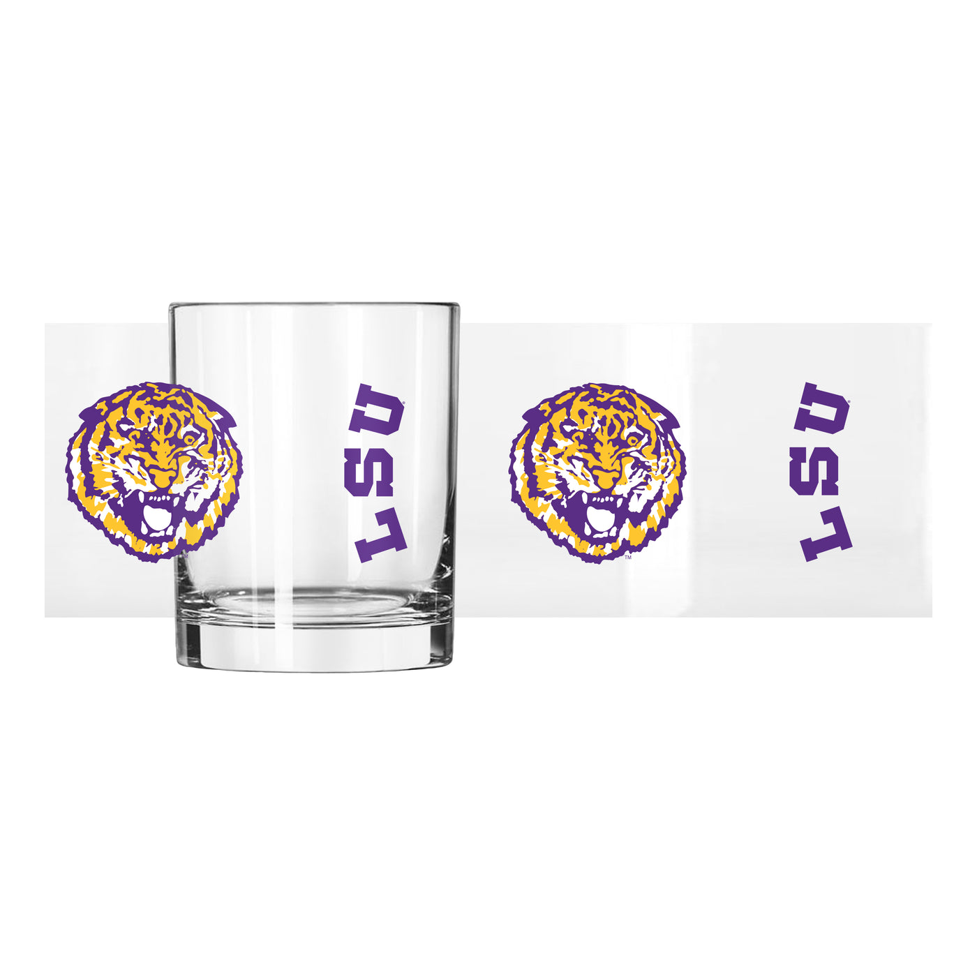 LSU Vault 14oz Gameday Rocks Glass