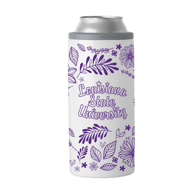LSU Vault 12oz Botanical Slim Can Coolie