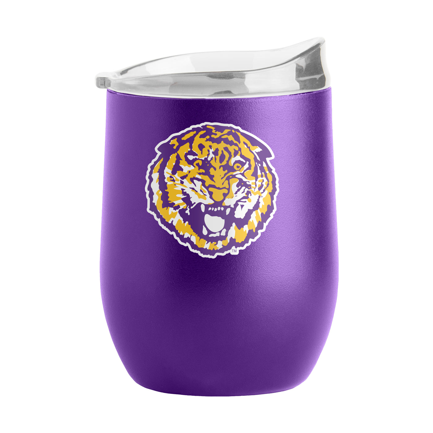 LSU Vault 16oz Powder Coat Curved Beverage