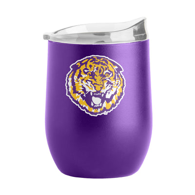 LSU Vault 16oz Powder Coat Curved Beverage