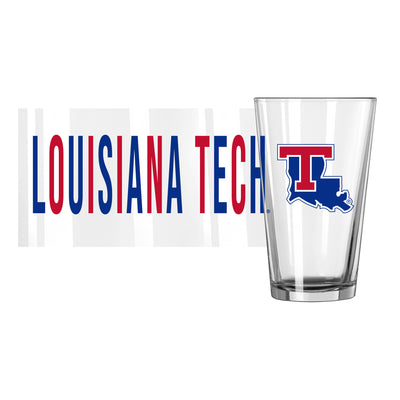 Louisiana Tech 16oz Overtime Pint Glass