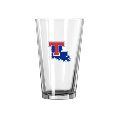 Louisiana Tech 16oz Logo Pint Glass - Logo Brands