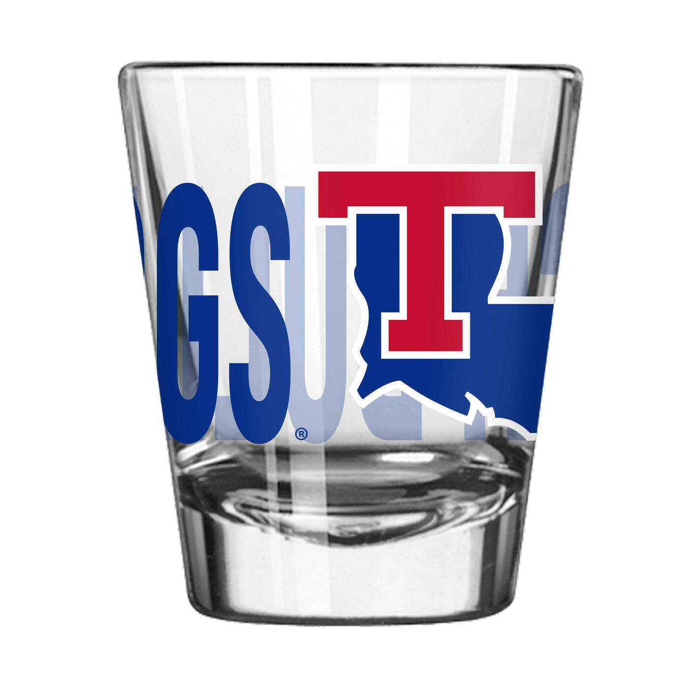 Louisiana Tech 2oz Overtime Shot Glass