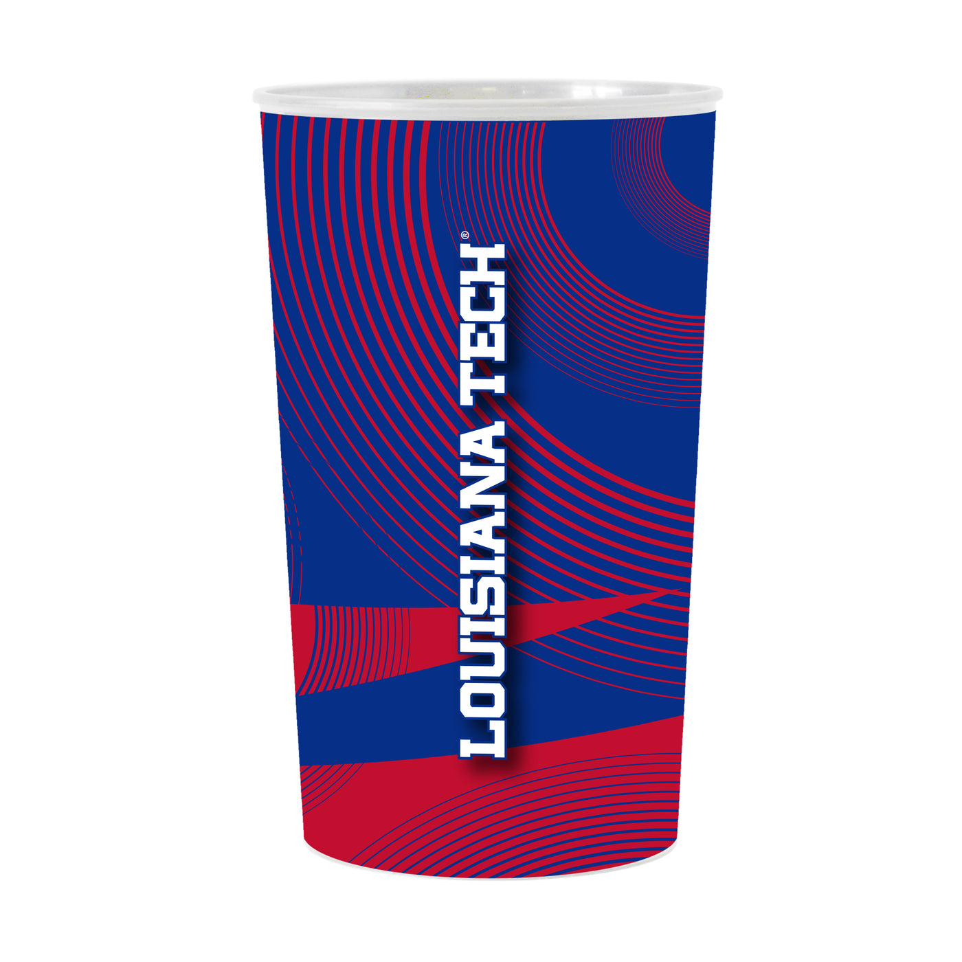 Louisiana Tech Geometric Hardwall Cup 4 Pack