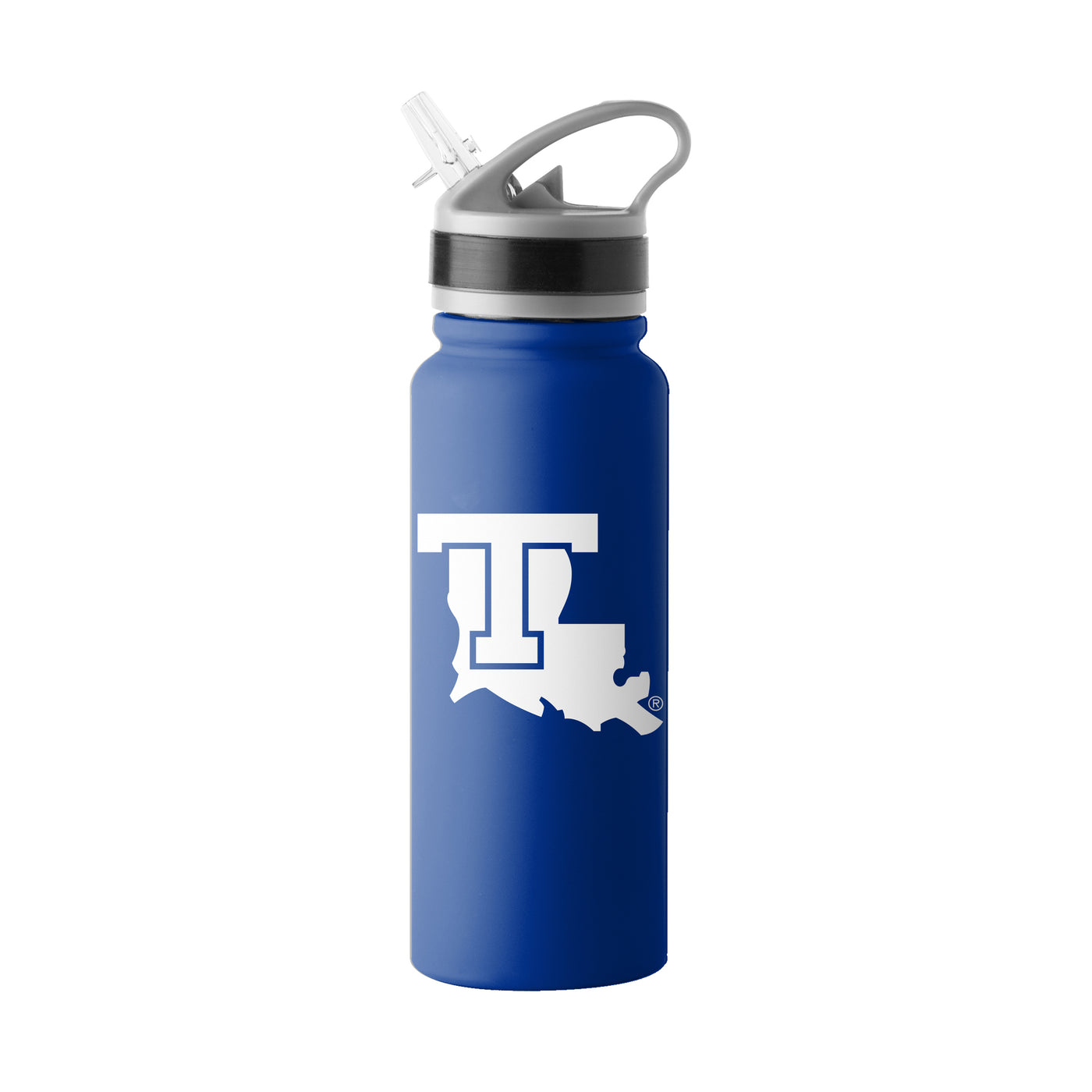 Louisiana Tech 25oz Logo Stainless Single Wall Flip Top Bottle