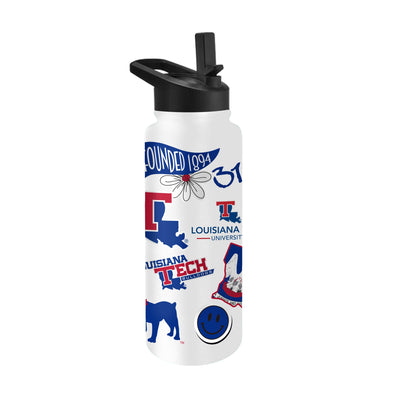 Louisiana Tech 34oz Native Quencher Bottle - Logo Brands