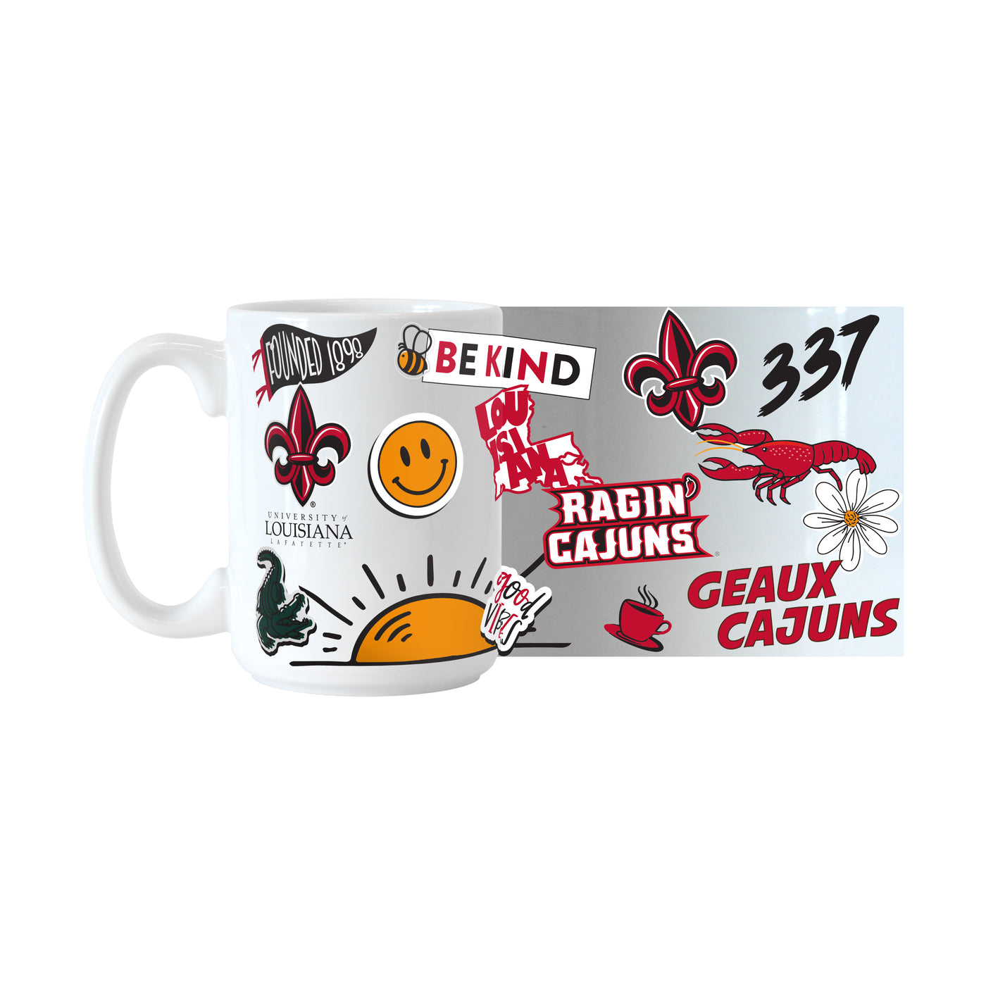 Louisiana Lafayette 15oz Native Sublimated Mug