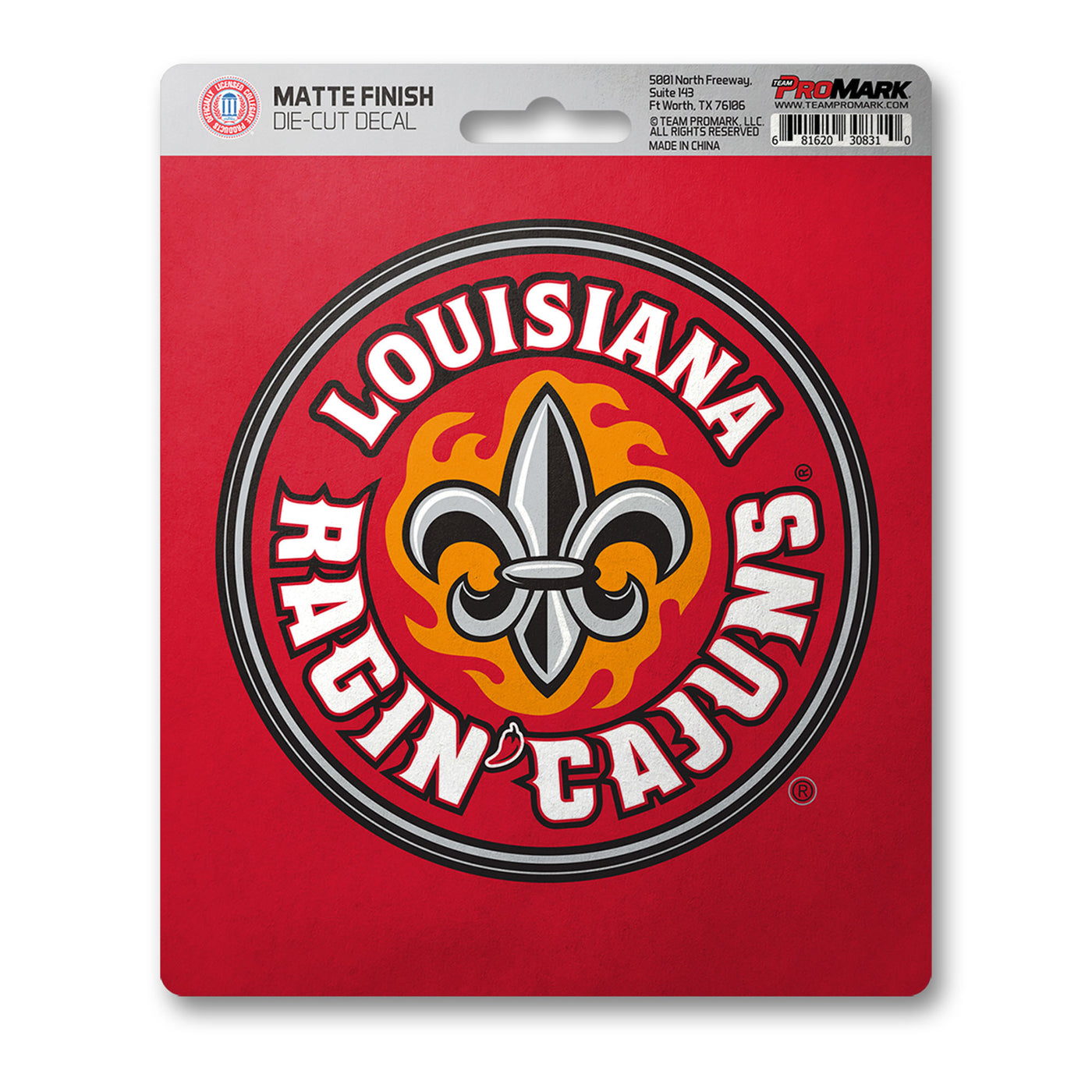 Louisiana-Lafayette Matte Decal