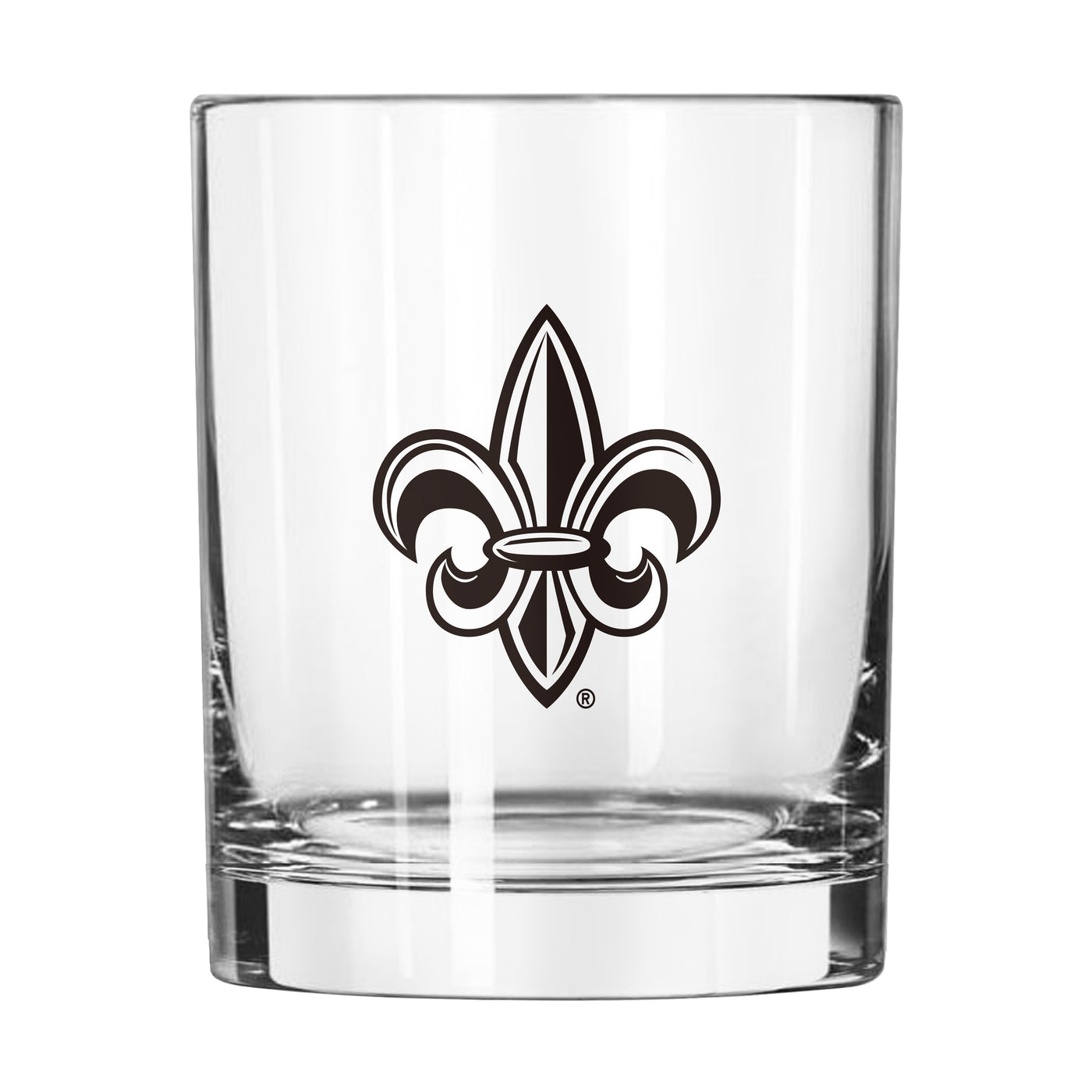 Louisiana Lafayette 14oz Gameday Rocks Glass