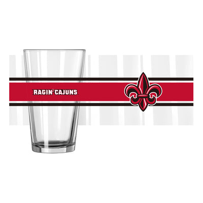 Louisiana Lafayette 16oz Stripe Pint Glass