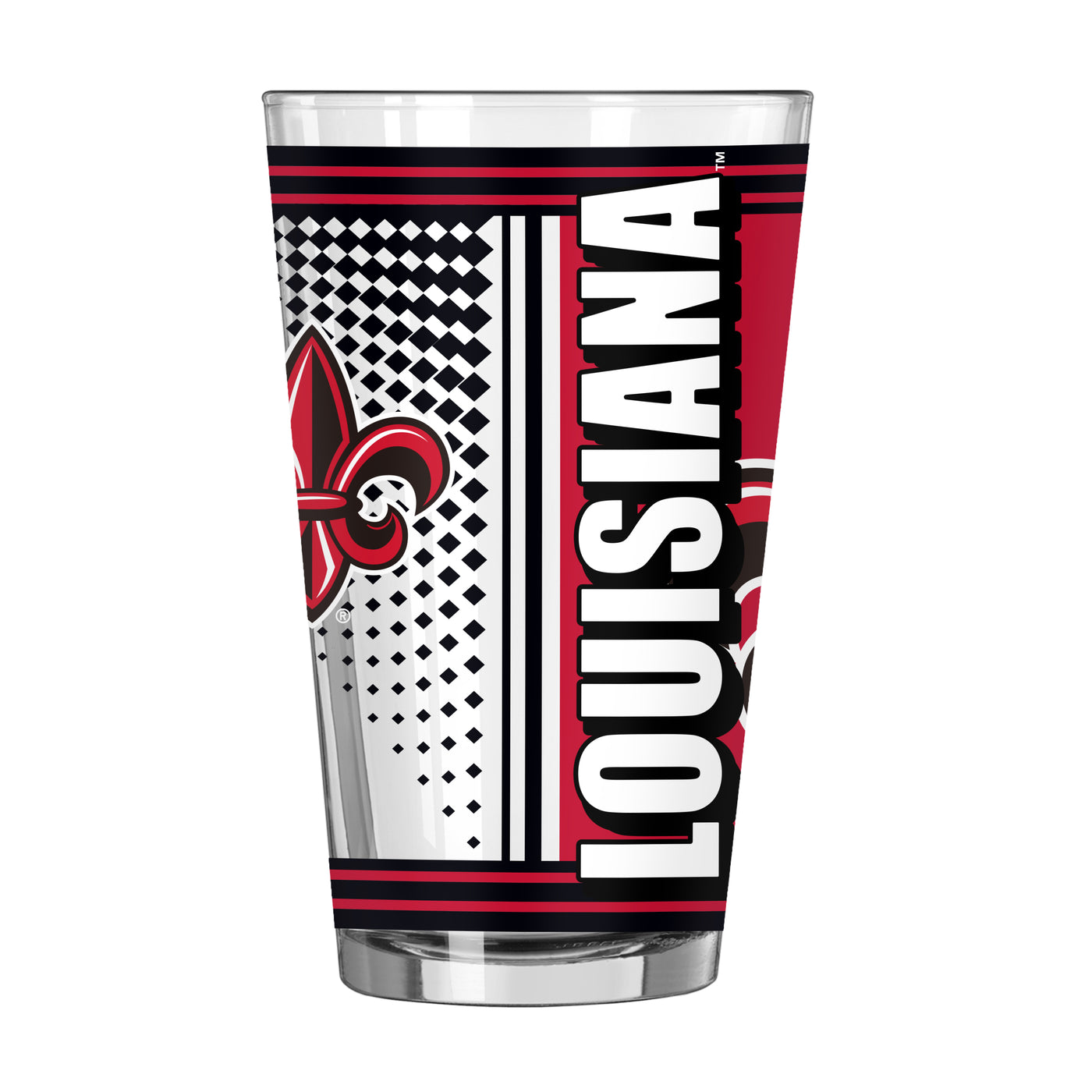 Louisiana Lafayette 16oz Hero Pint Glass