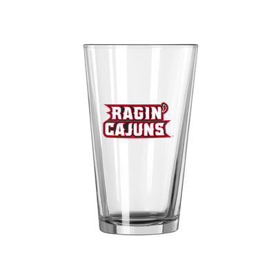 Louisiana Lafayette 16oz Logo Pint Glass - Logo Brands