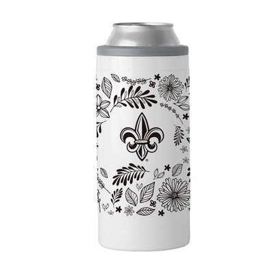 Louisiana - Lafayette 12oz Botanical Slim Can Coolie