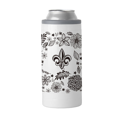 Louisiana - Lafayette 12oz Botanical Slim Can Coolie