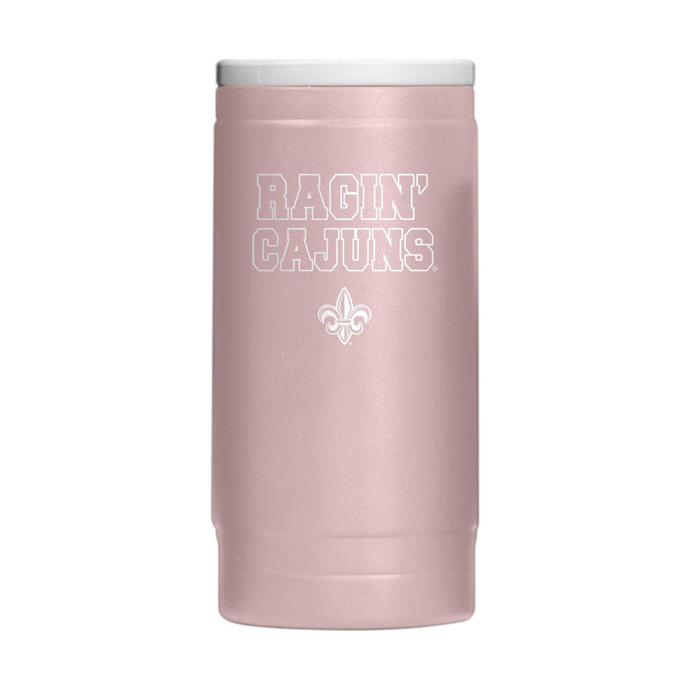 LA Lafayette 12oz Stencil Powder Coat Slim Can Coolie