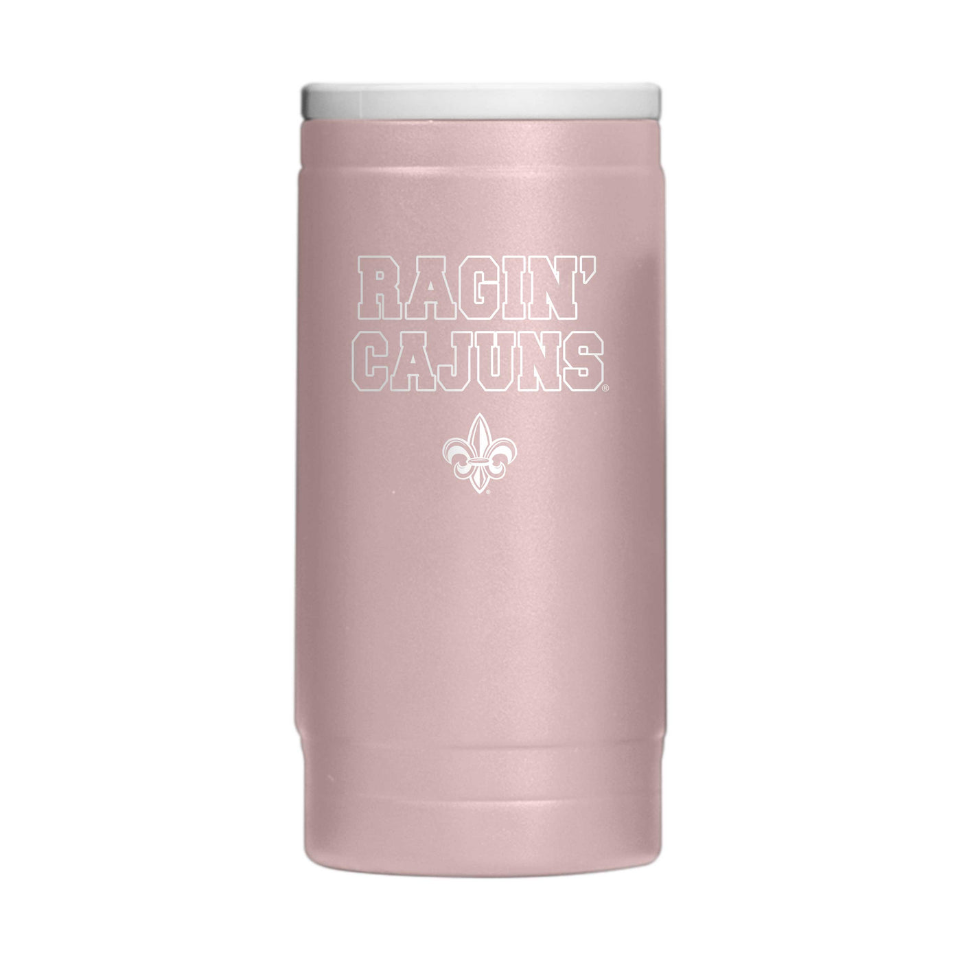 LA Lafayette 12oz Stencil Powder Coat Slim Can Coolie
