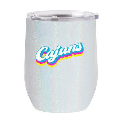 Louisiana - Lafayette 16oz Shadow Iridescent Curved Tumbler - Logo Brands
