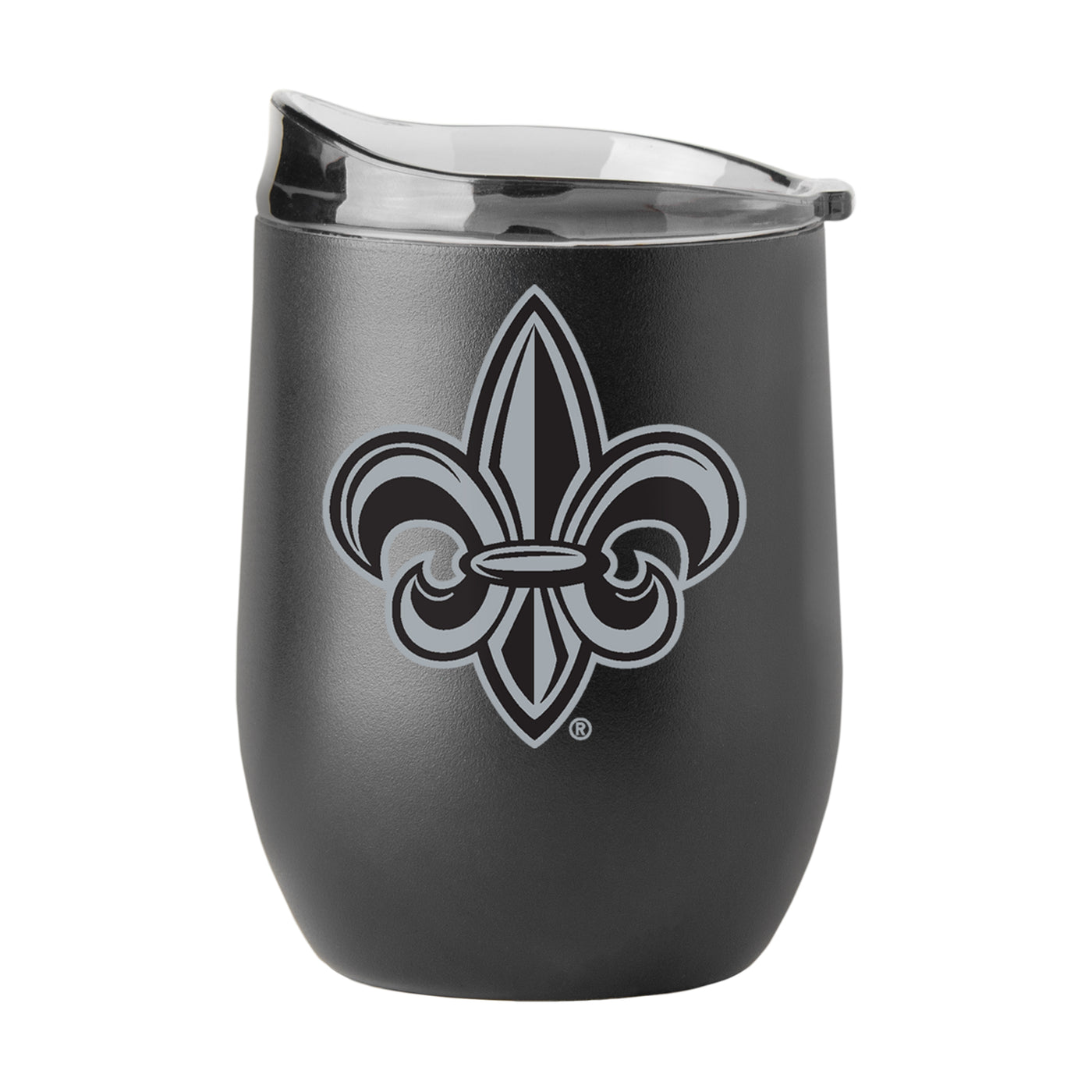 LA Lafayette GunMetal 16oz Black Powder Curved Beverage