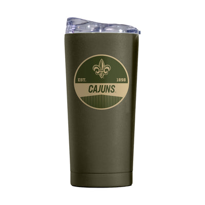 Louisiana Lafayette 20oz Olive Badge Powder Coat Tumbler