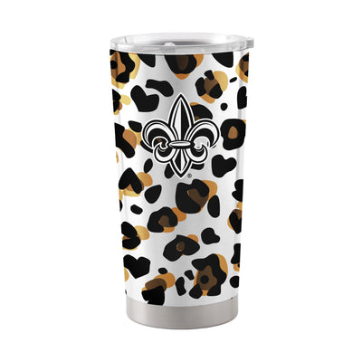 Louisiana - Lafayette 20oz Neutral Leopard Stainless Steel Tumbler