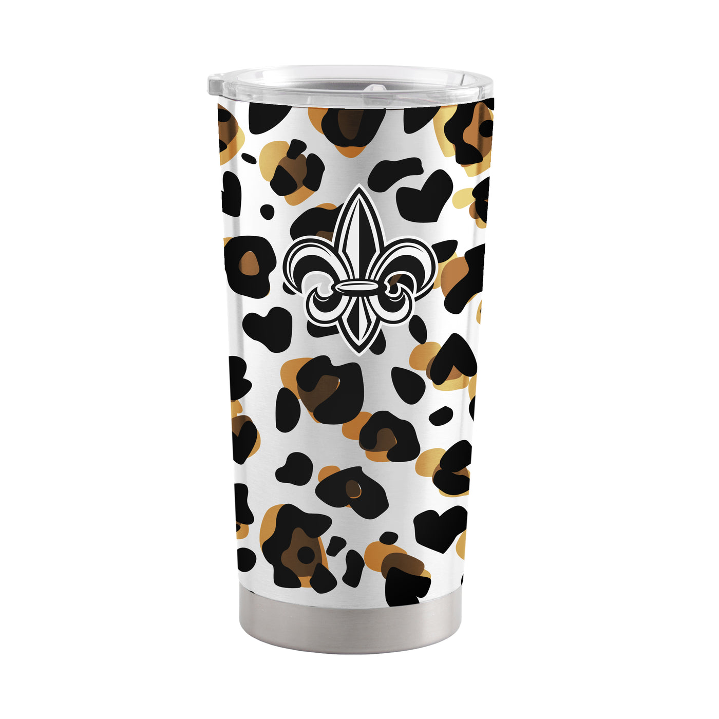 Louisiana - Lafayette 20oz Neutral Leopard Stainless Steel Tumbler