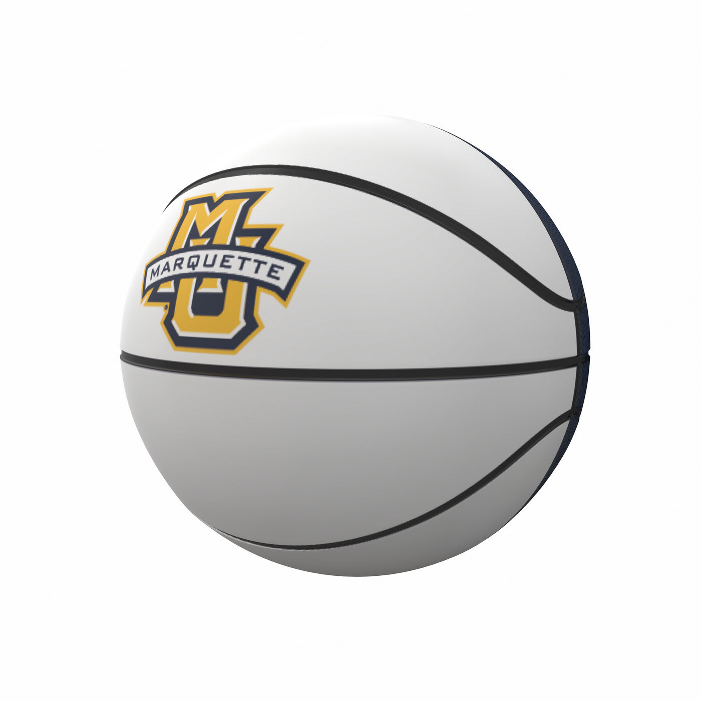 Marquette University Navy Mini Size Autograph Basketball f/ Primary Logo