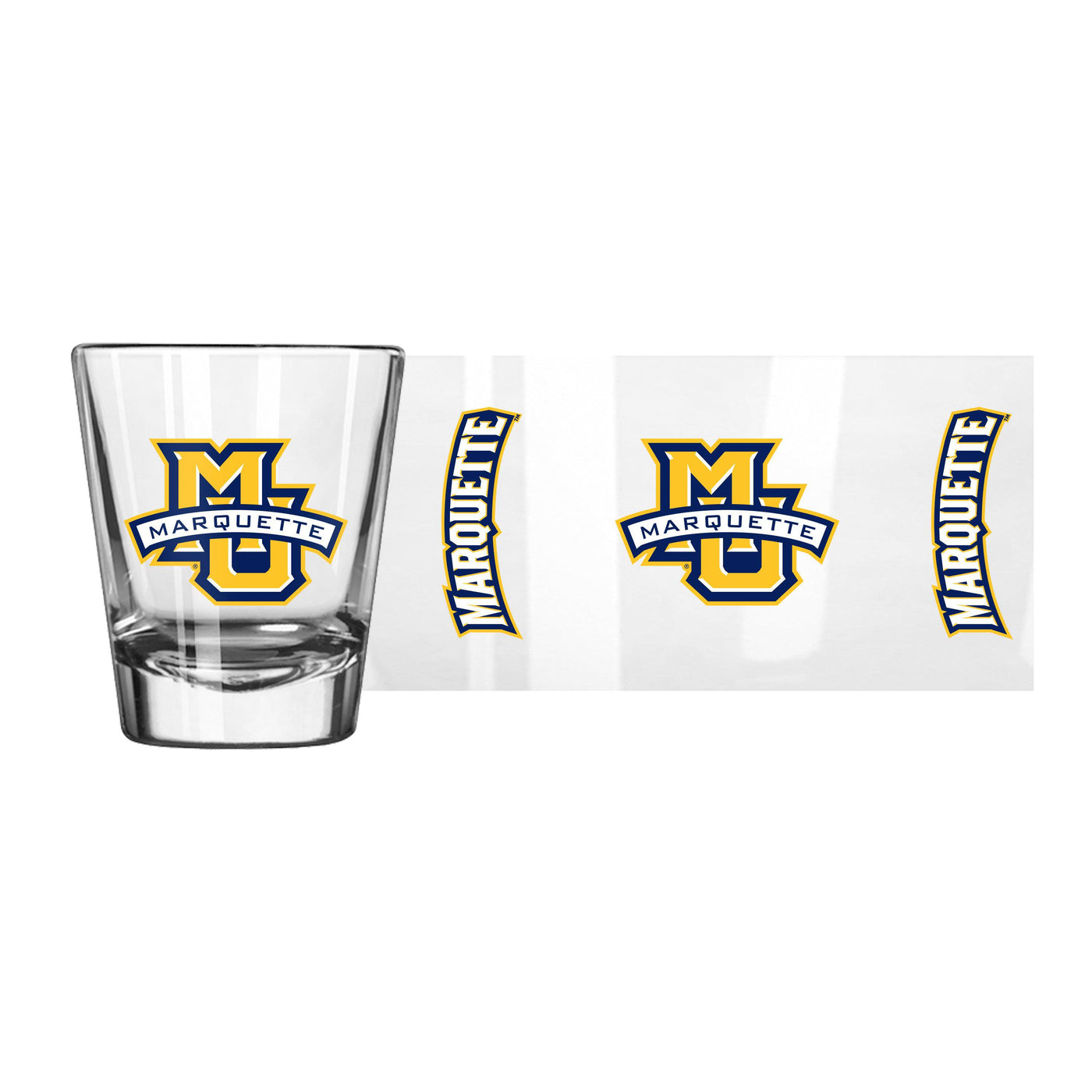 Marquette 2oz Gameday Shot Glass