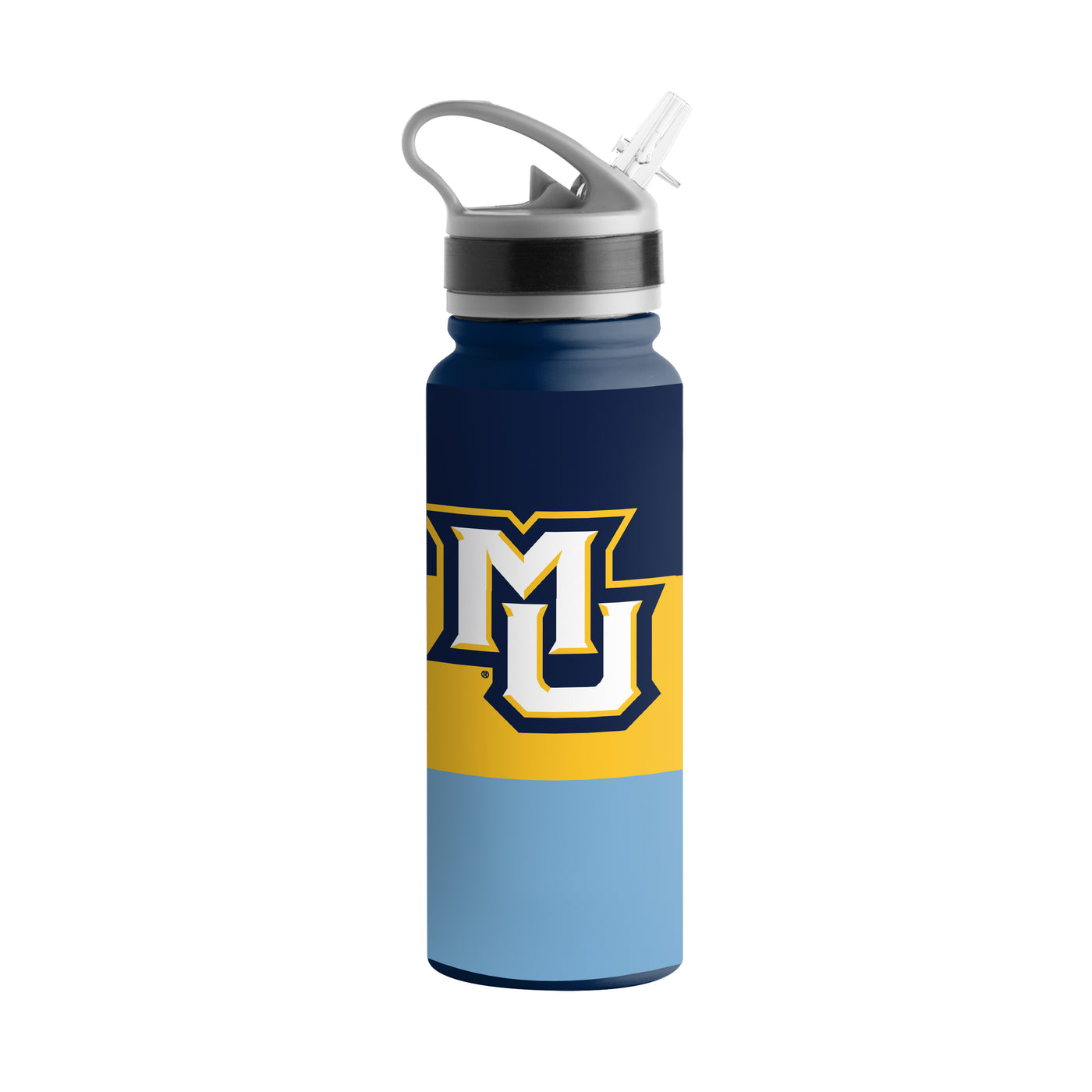 Marquette Large Stripe 25oz SingleWall FlipTop Bottle