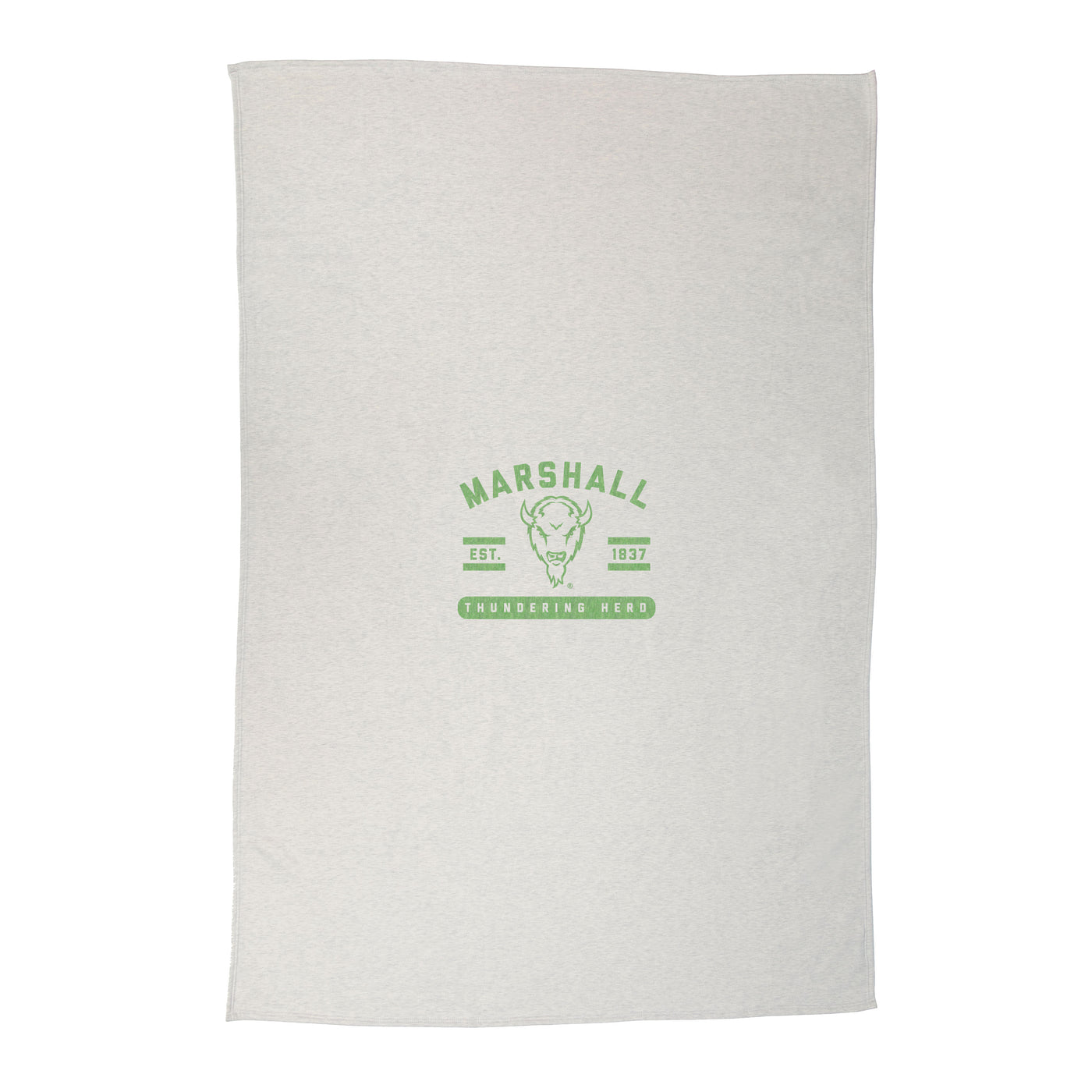 Marshall Oatmeal Sweatshirt Blanket - Logo Brands