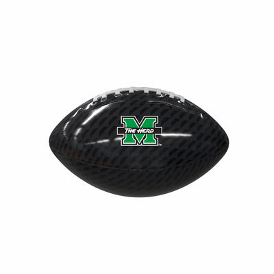 Marshall Black Carbon Fiber Mini Glossy Football
