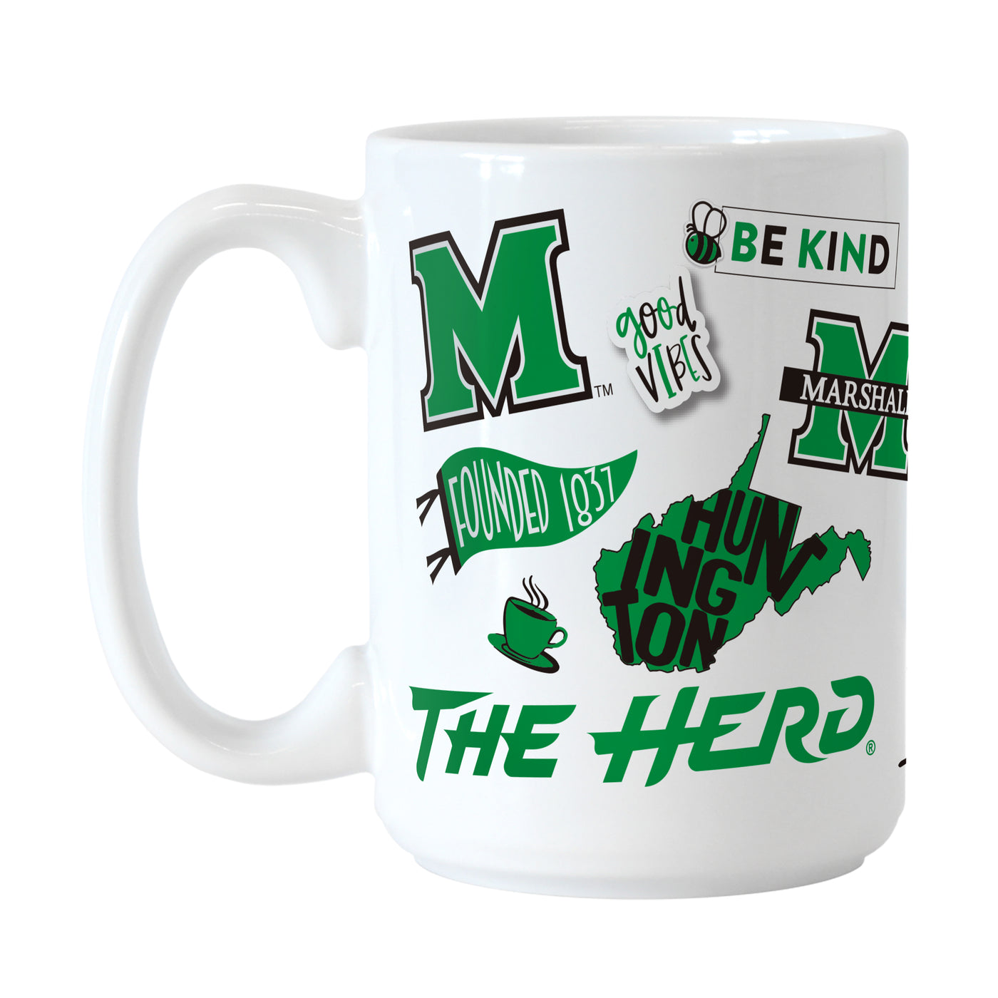 Marshall 15oz Native Sublimated Mug