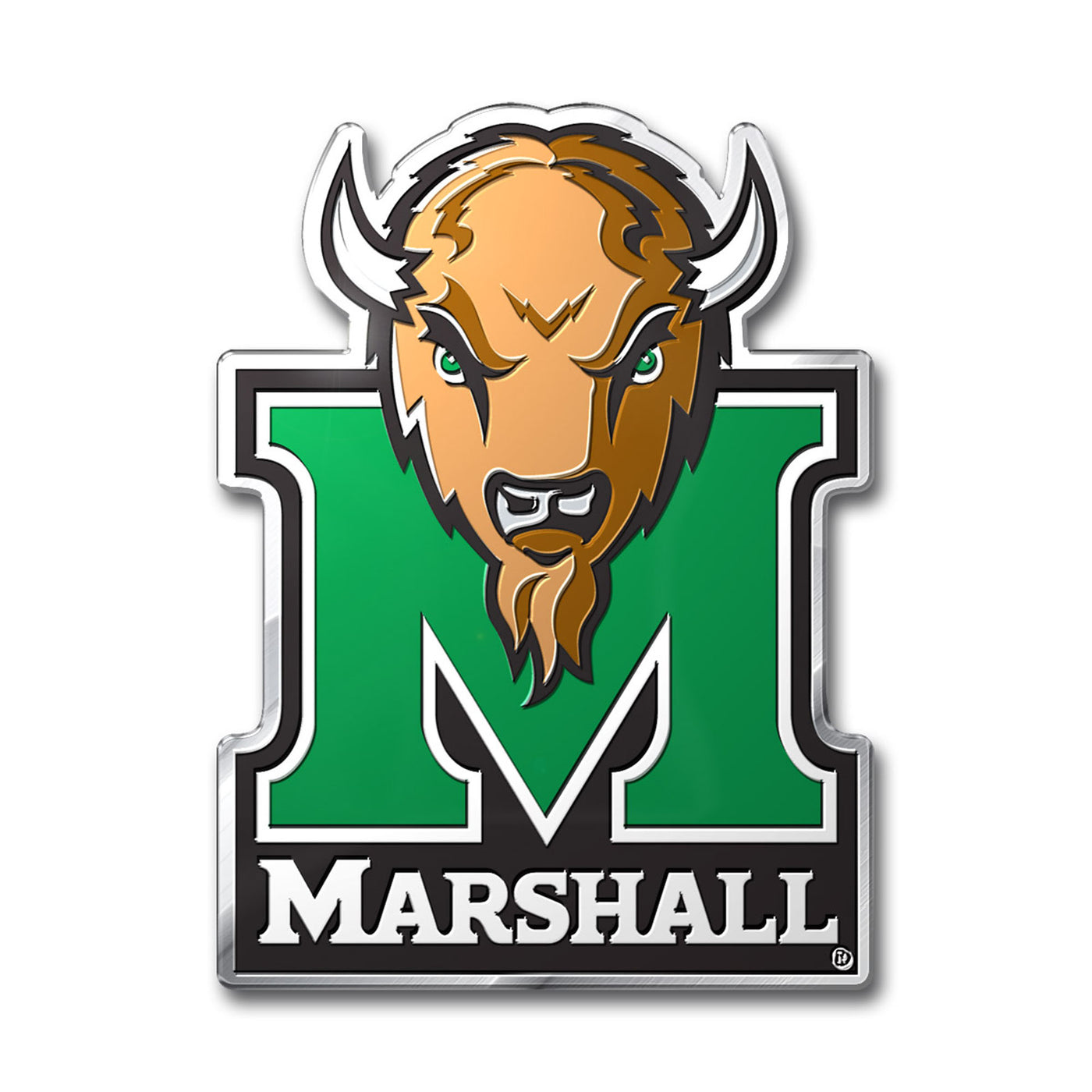 Marshall University Embossed Color Emblem