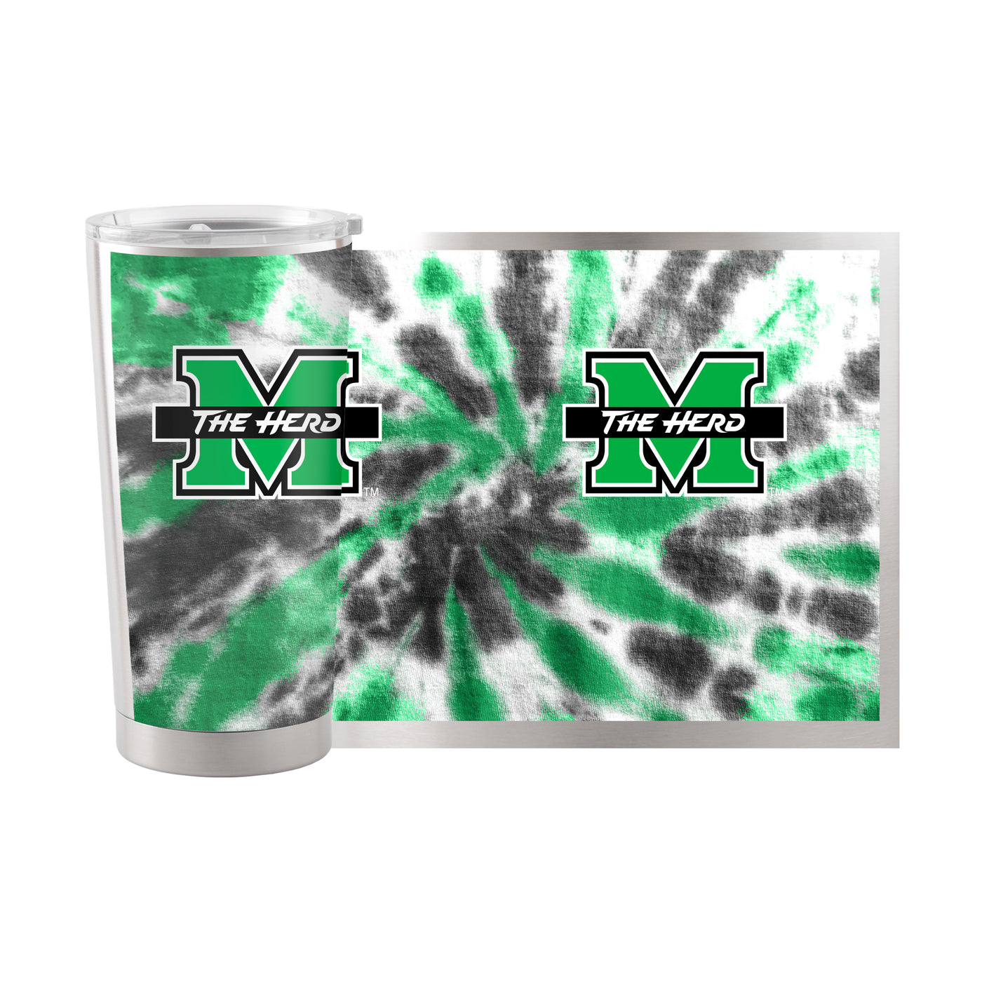 Marshall 20oz Tie Dye Stainless Steel Tumbler