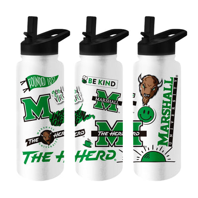 Marshall 34oz Native Quencher Bottle - Logo Brands