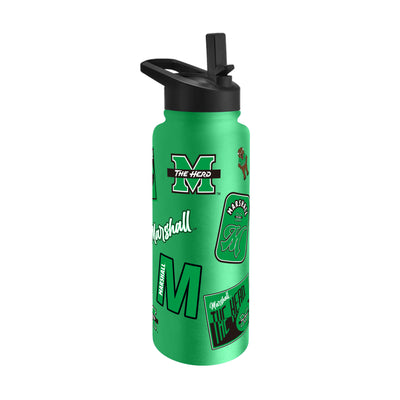 Marshall 34oz Dreamweave Quencher Bottle