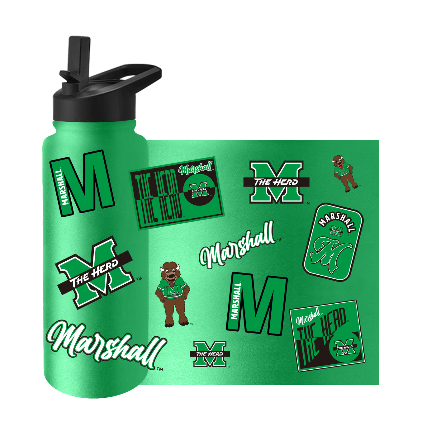 Marshall 34oz Dreamweave Quencher Bottle