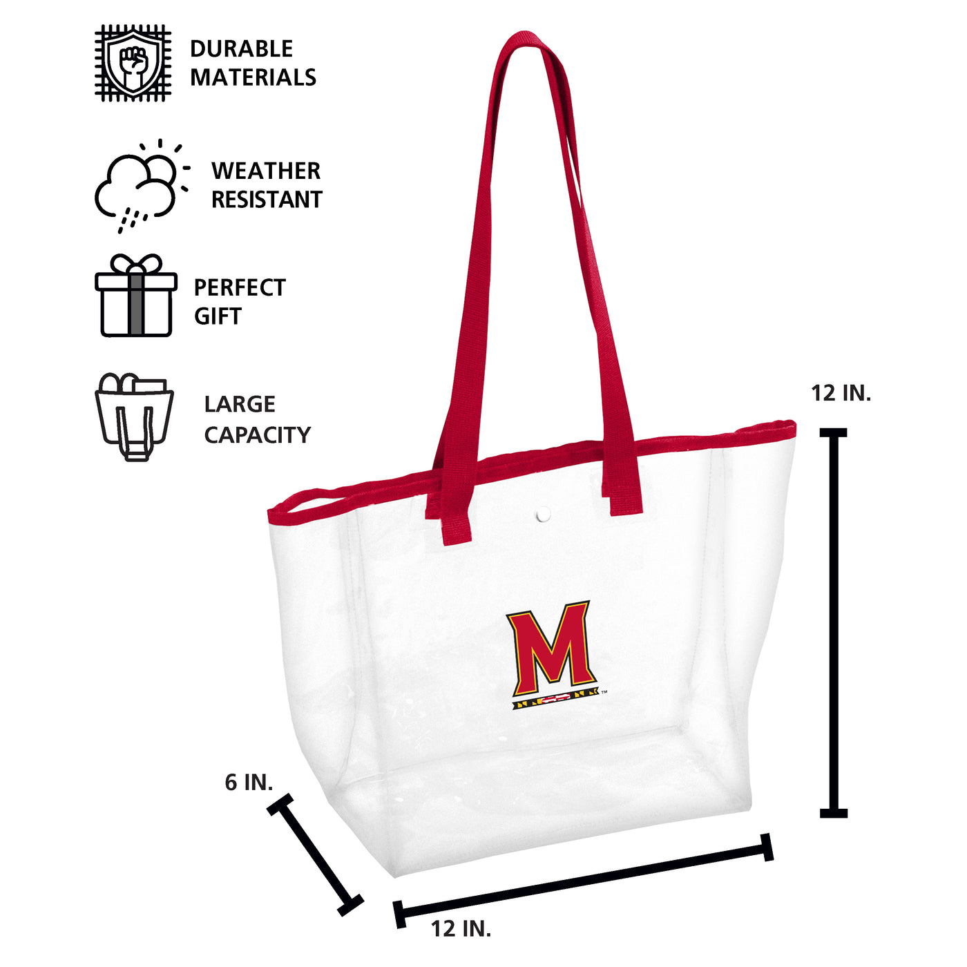 Maryland Stadium Clear Bag