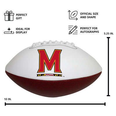 Maryland Official-Size Autograph Football