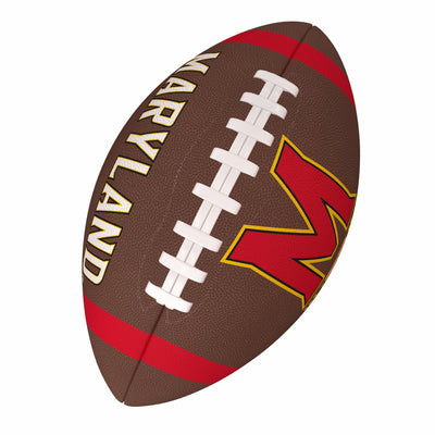 Maryland Team Stripe Official-Size Composite Football