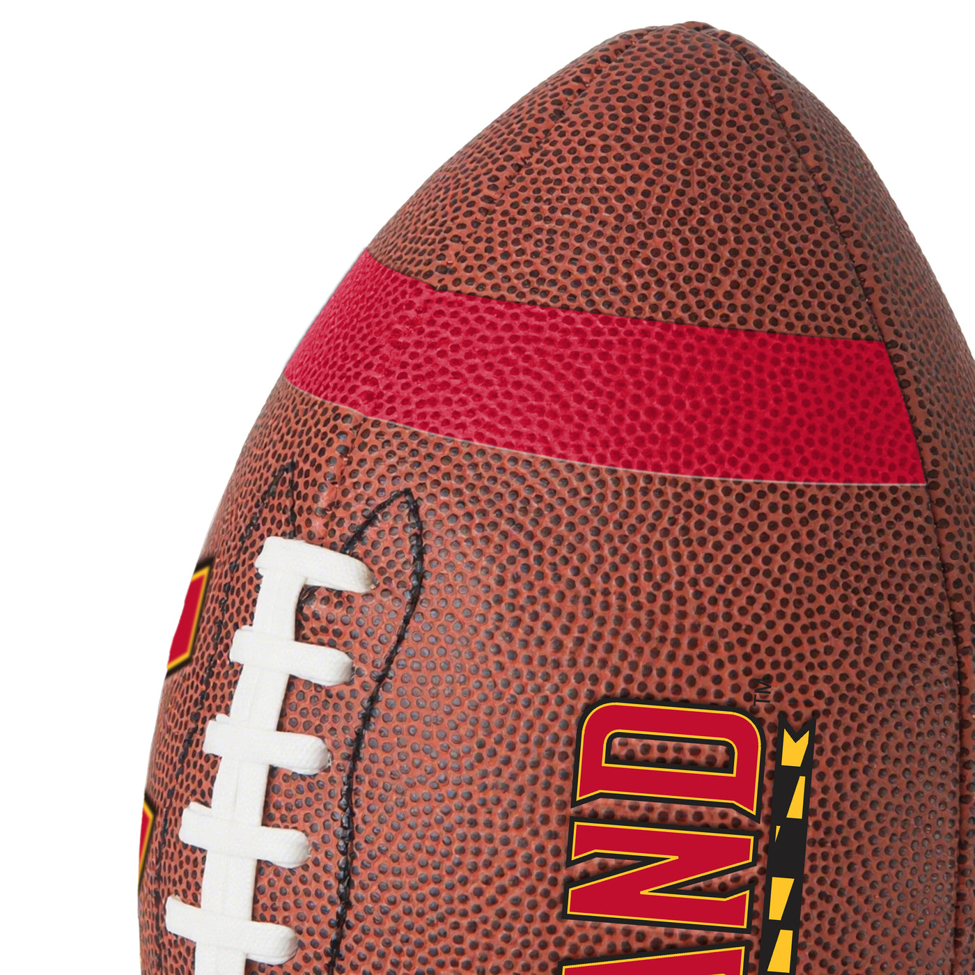 Maryland Team Stripe Official-Size Composite Football