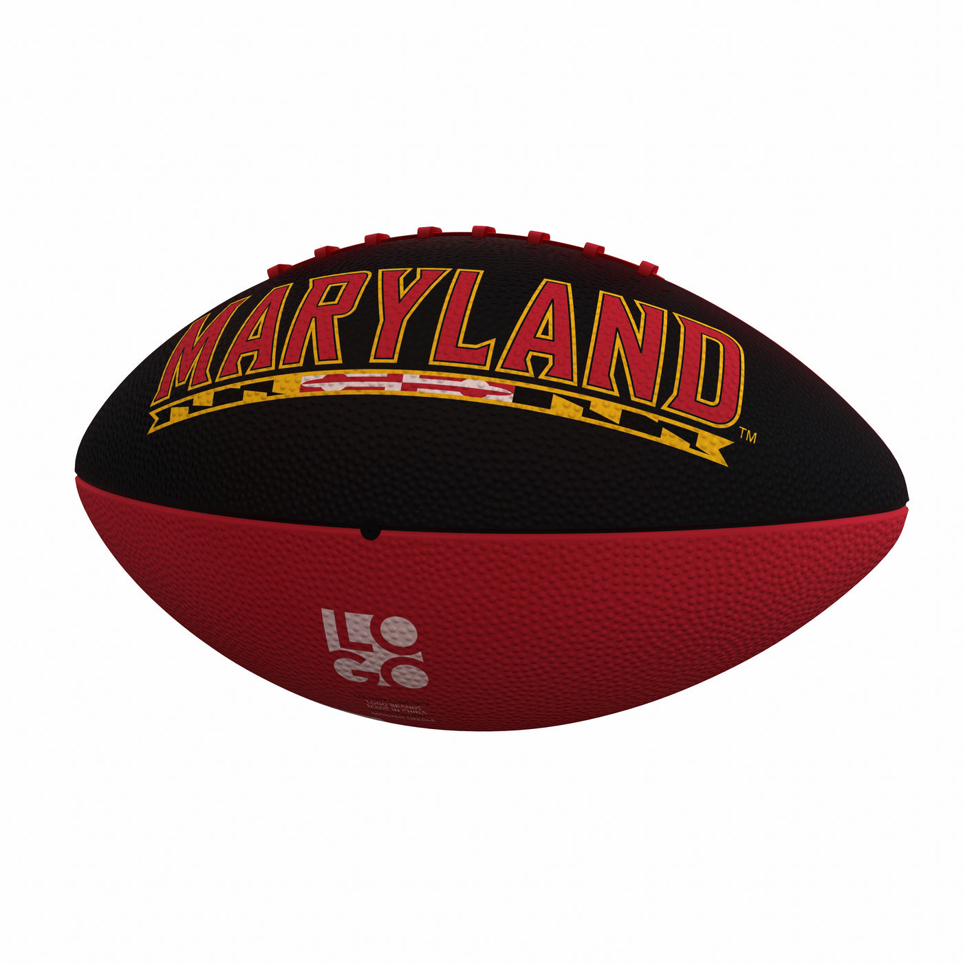 Maryland Pinwheel Junior Size Rubber Football