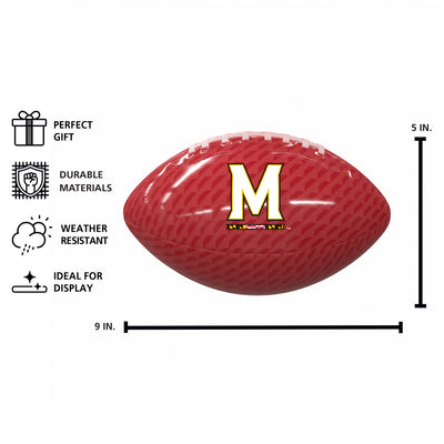 Maryland Carbon Fiber Mini-Size Glossy Football