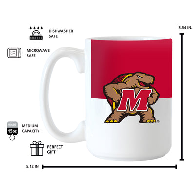 Maryland Colorblock 15 Oz Sublimated Mug