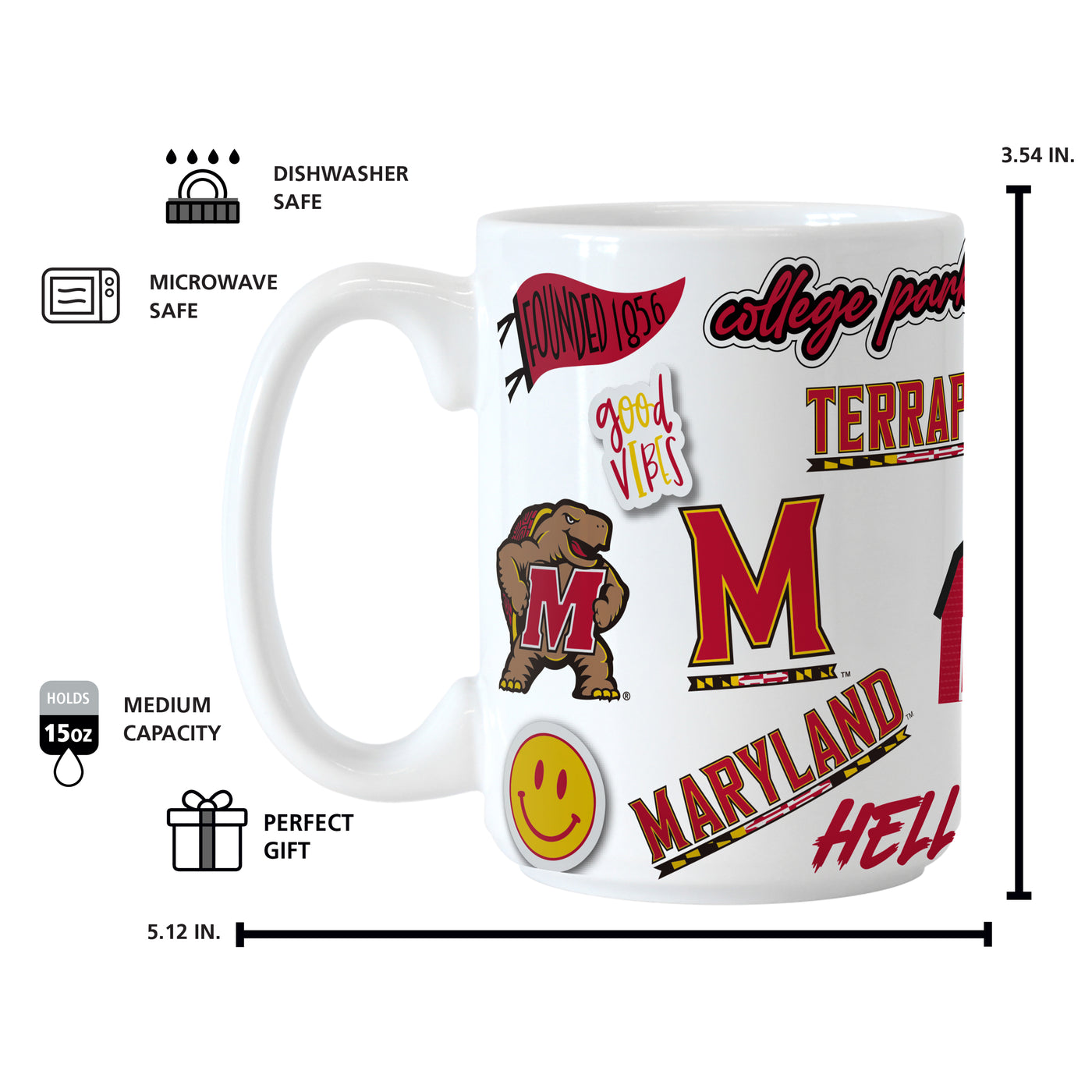 Maryland 15oz Native Sublimated Mug