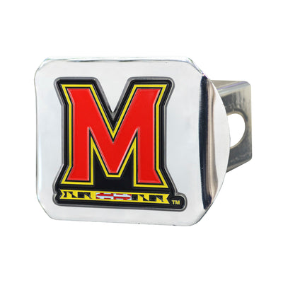 University of Maryland Color on Chrome Hitch Cover