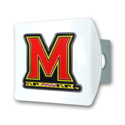 University of Maryland Color on White Hitch Cover