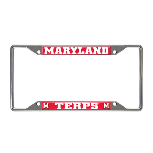 University of Maryland Chrome License Plate Frame