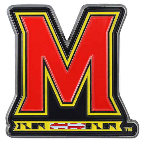 University of Maryland logo emblem by Logo Brands, featuring the iconic Maryland colors and state emblem design.