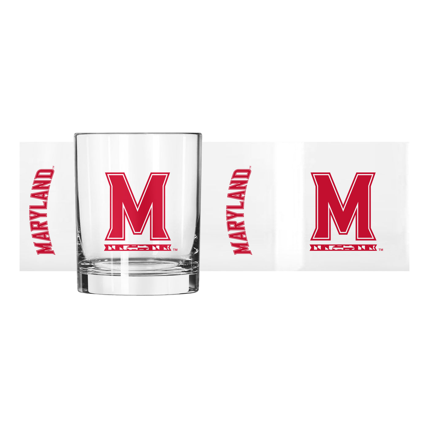 Maryland 14oz Gameday Rocks Glass