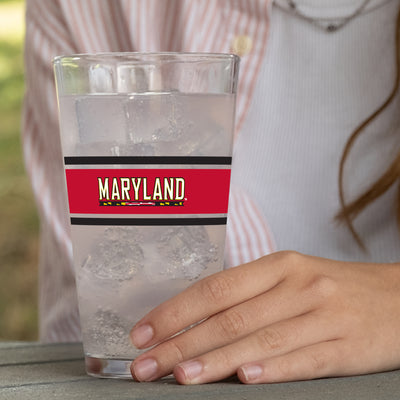 Maryland 16oz Stripe Pint Glass